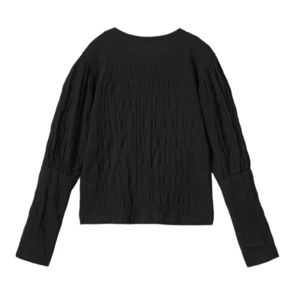 ZARA Kids | Black | BASIC TEXTURED SHIRT - Picture 3 of 5